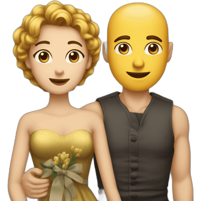 Homme qui tape avec son foit Spouse le côté de son visage emoji