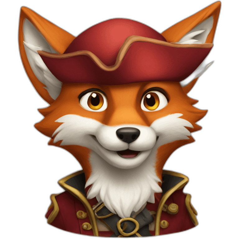 foxy the pirate fox emoji