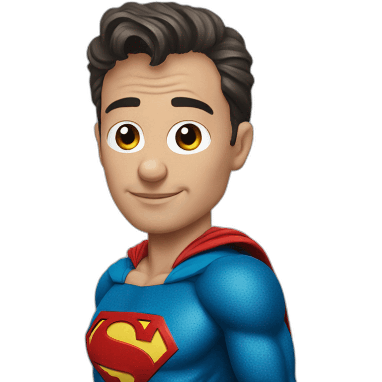 superman, portrait emoji