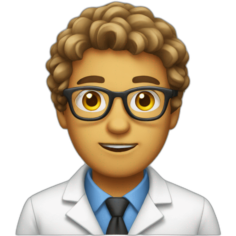 scientist on halloween emoji