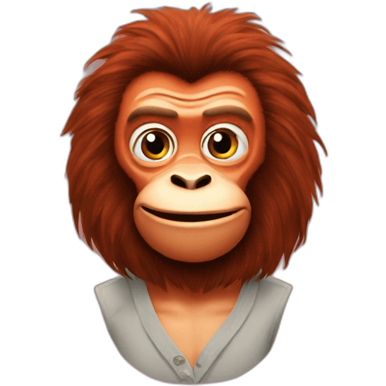 Harry styles as orangutan emoji