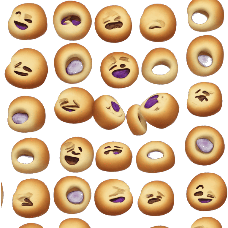 Ube bun emoji