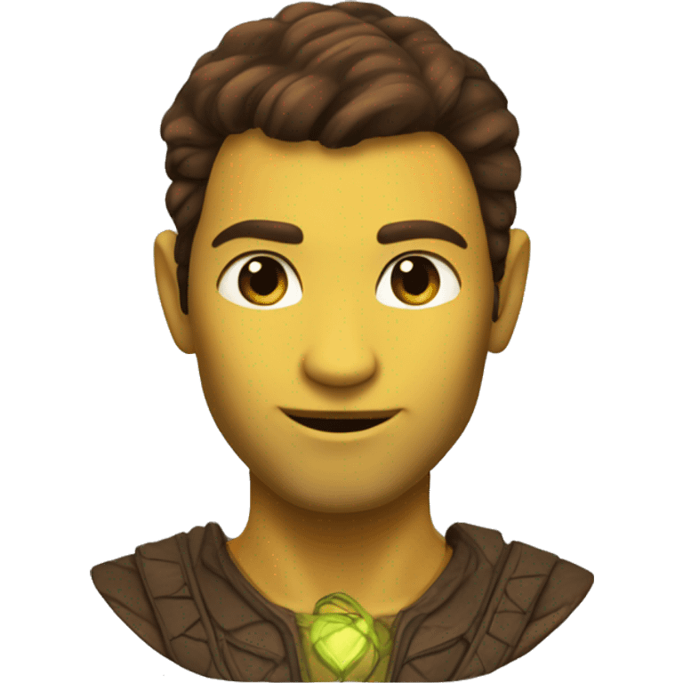 male na'vi with brown hair and pointed ears emoji