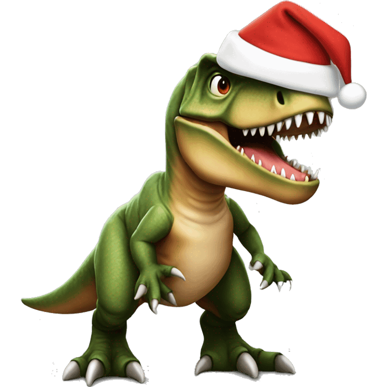 T-Rex Santa  emoji