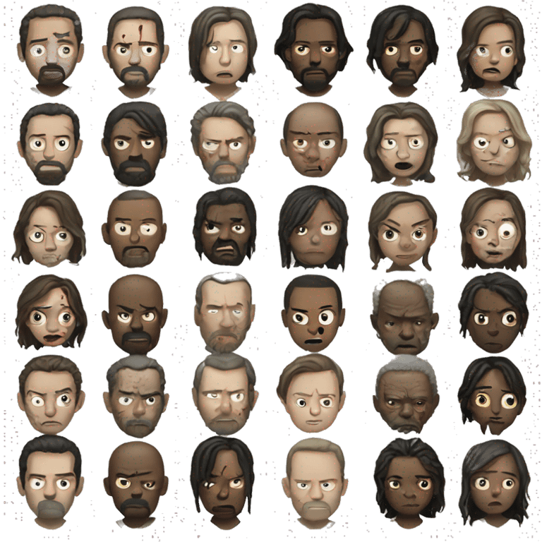 The walking dead emoji