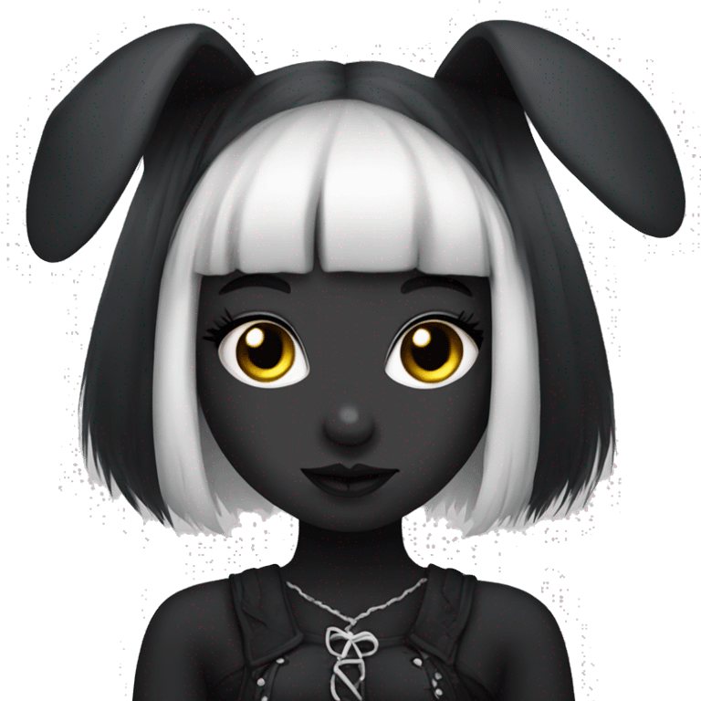 goth bunny girl emoji