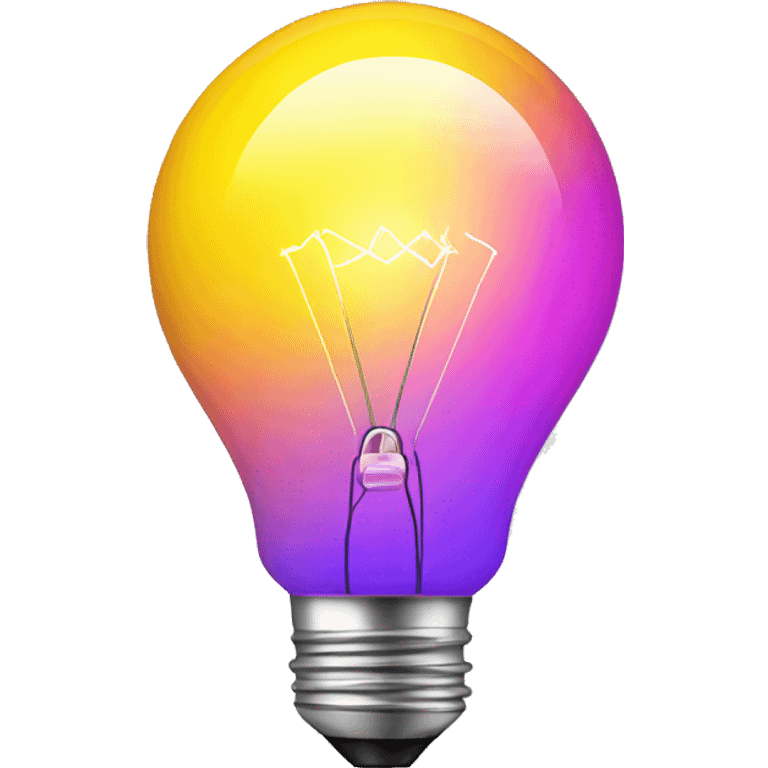 color bulb emoji