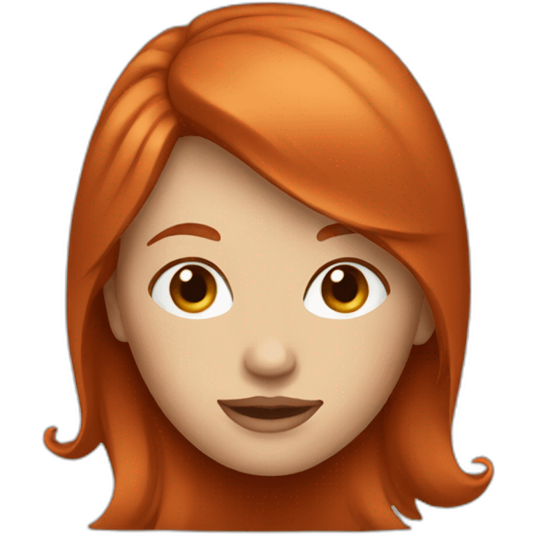 redhead woman emoji