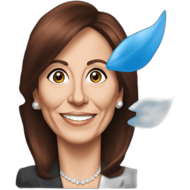 President argentine Cristina Fernández de Kirchner emoji