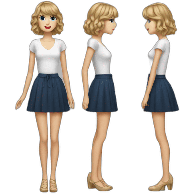 taylor swift standing  emoji