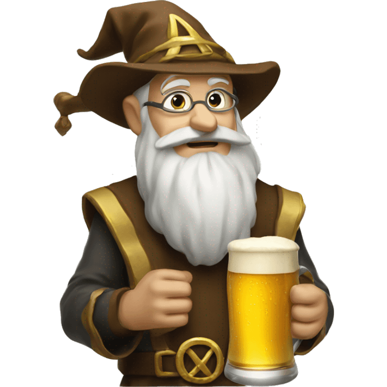 the beer wizard emoji