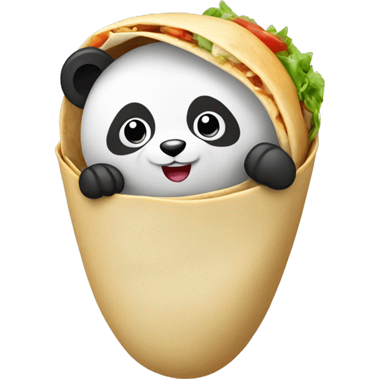 Panda burrito  emoji