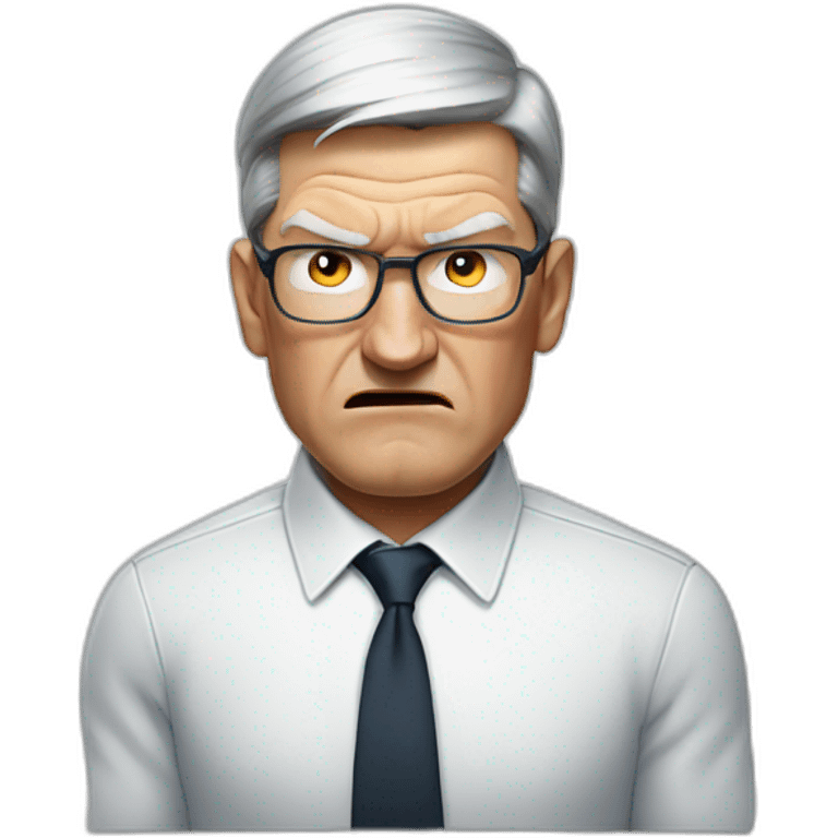 Tim Cook angry  emoji