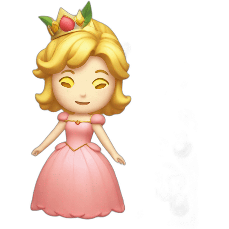 Peach princess Nintendo emoji