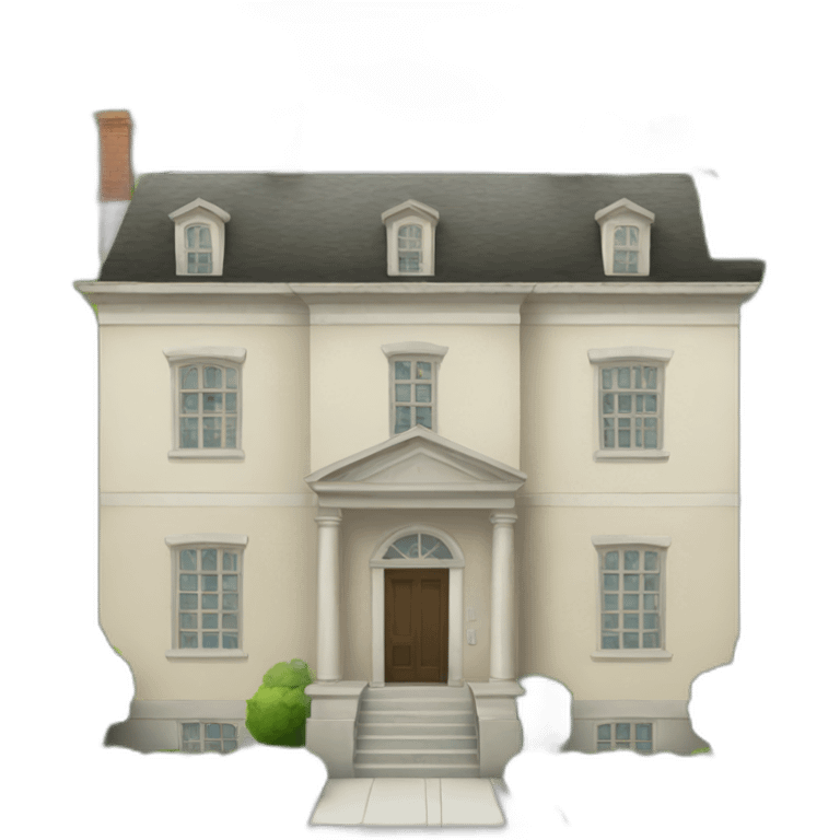 Institution house emoji