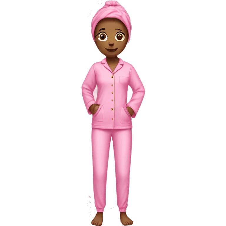 Pink Pajama set  emoji