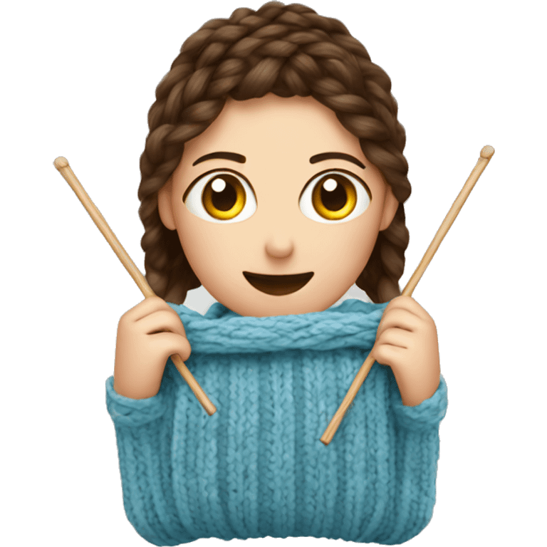 Knitting emoji