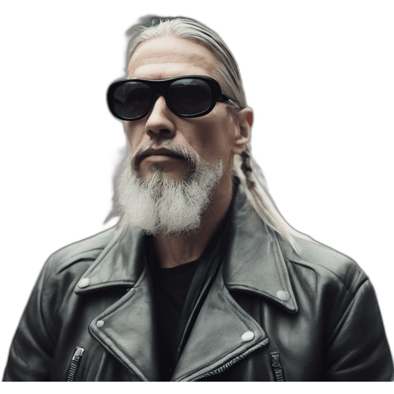 Sven Marquardt outside berghain emoji