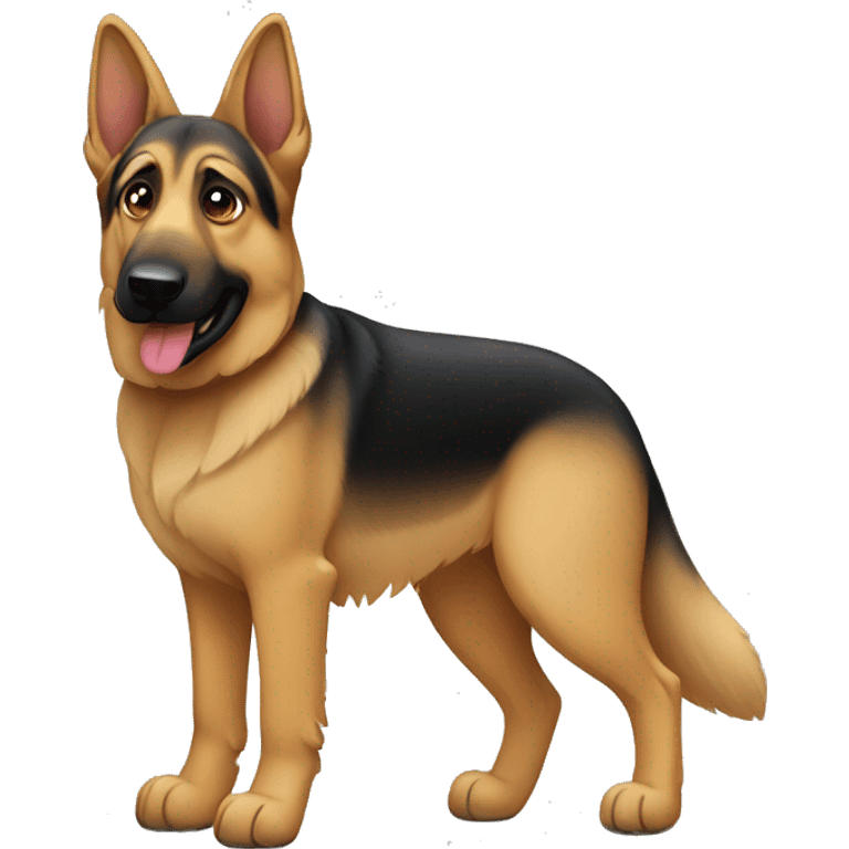 German Shepard  emoji