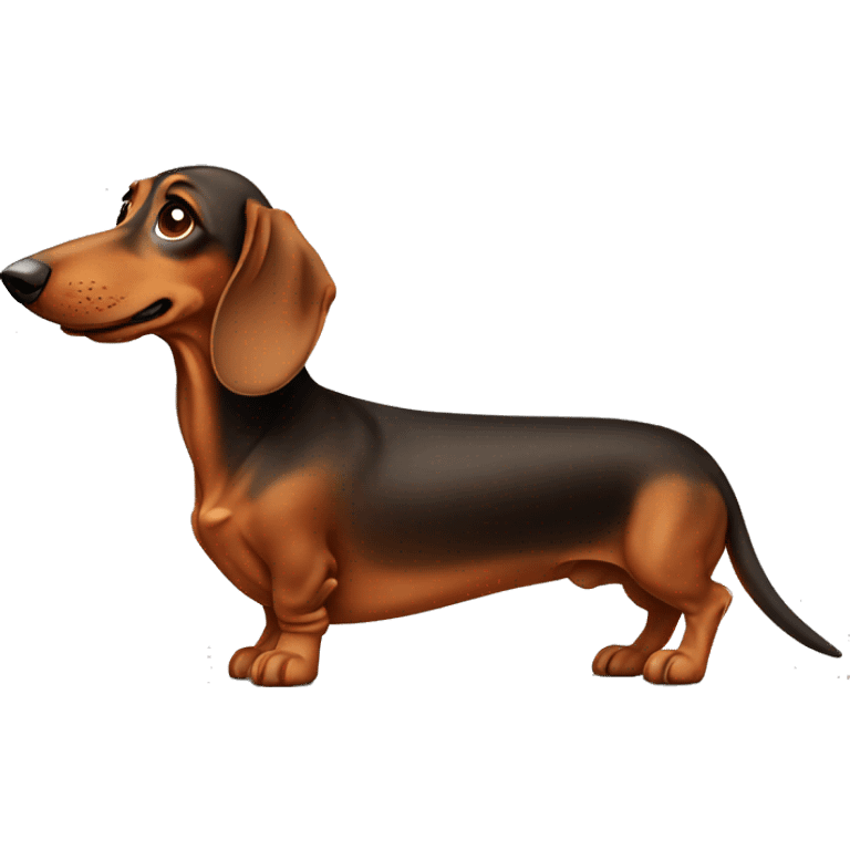 Super long dachshund emoji