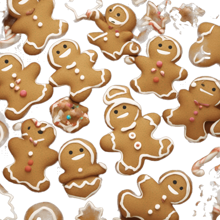 aesthetic gingerbread man emoji