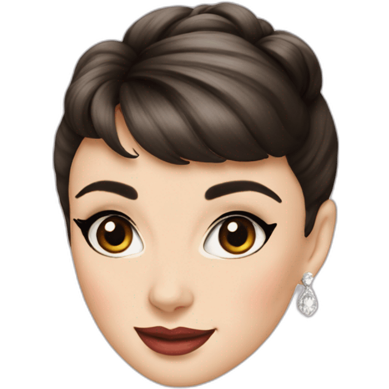 Audrey Hepburn emoji