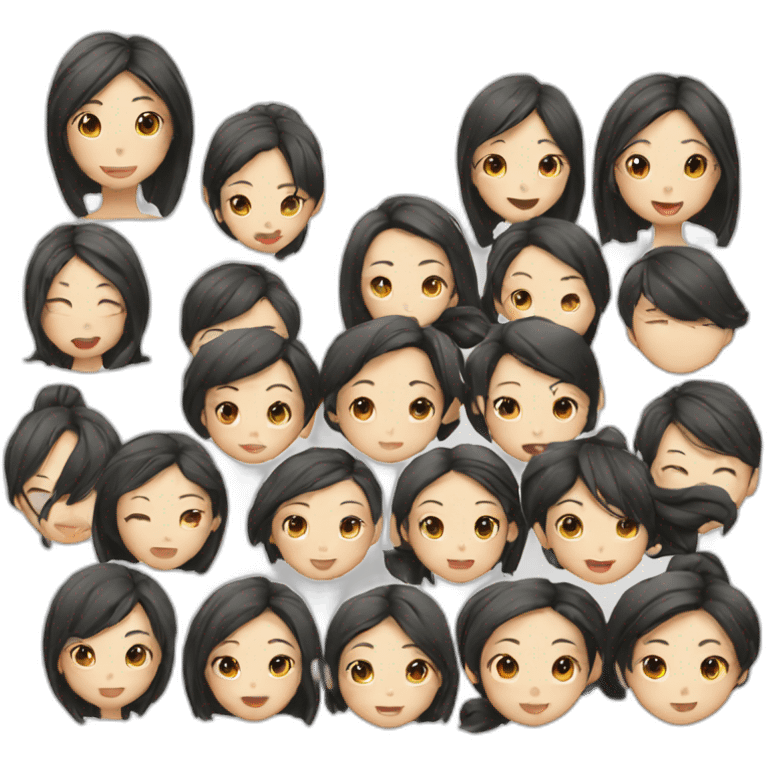 Group-of-twelve-asian-girls emoji