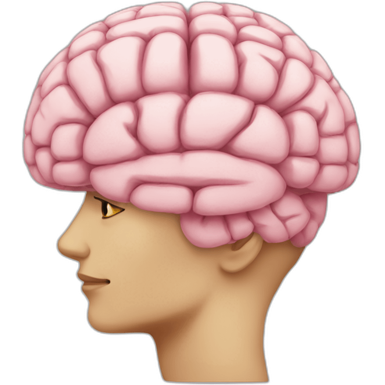 cerebro humano emoji