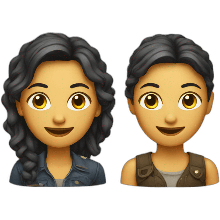 2 happy designers women emoji