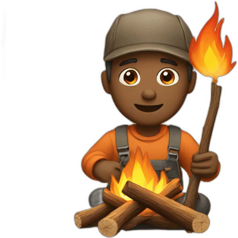 campfire man emoji