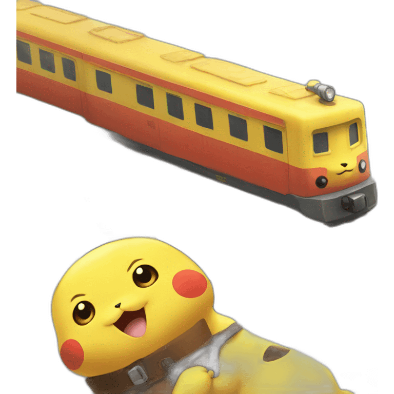 pikachu train emoji