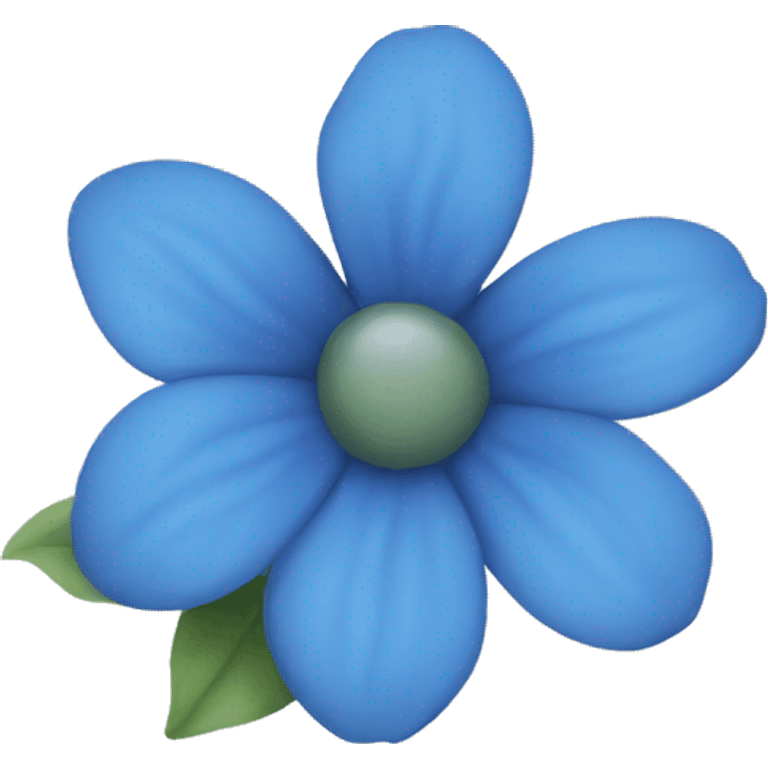 Aesthetic blue flower emoji