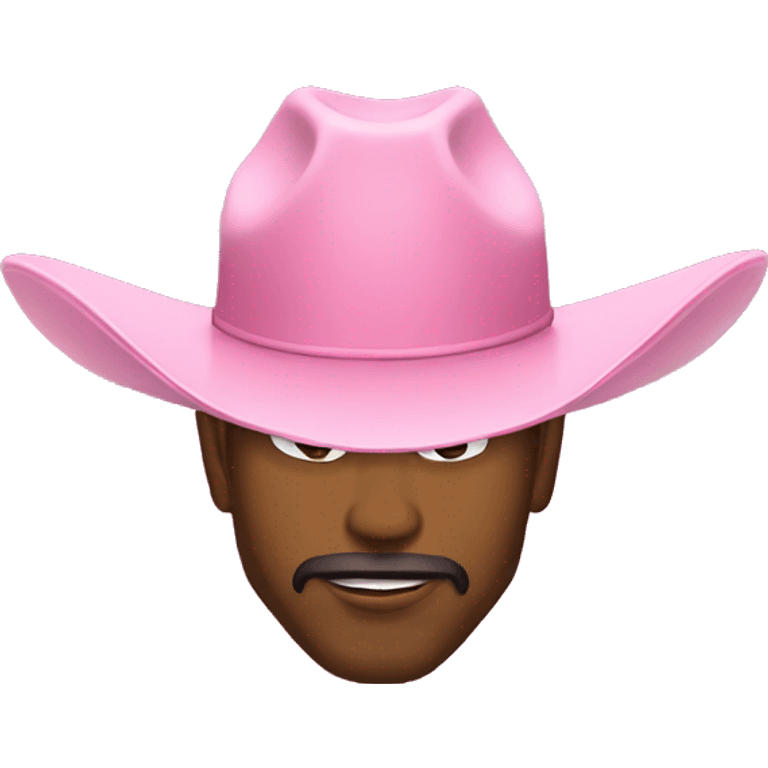 Pink cowboy hot  emoji