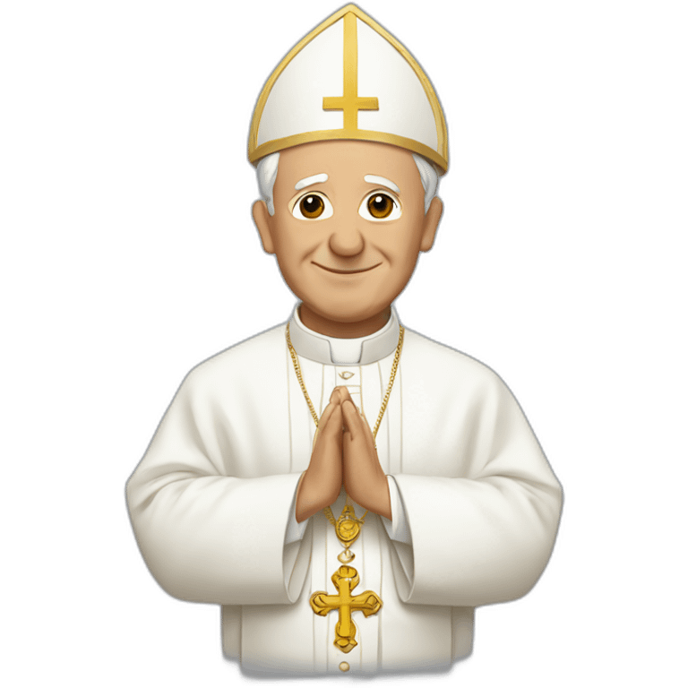 yoga pope francis emoji