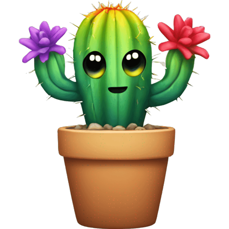 Rainbow Cactus  emoji