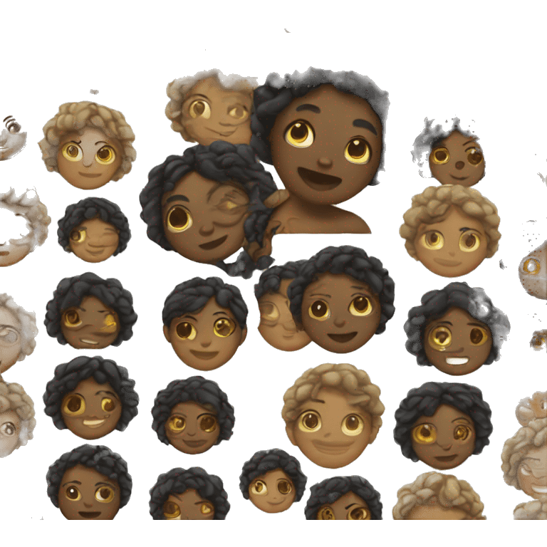 Lesbian black woman emoji