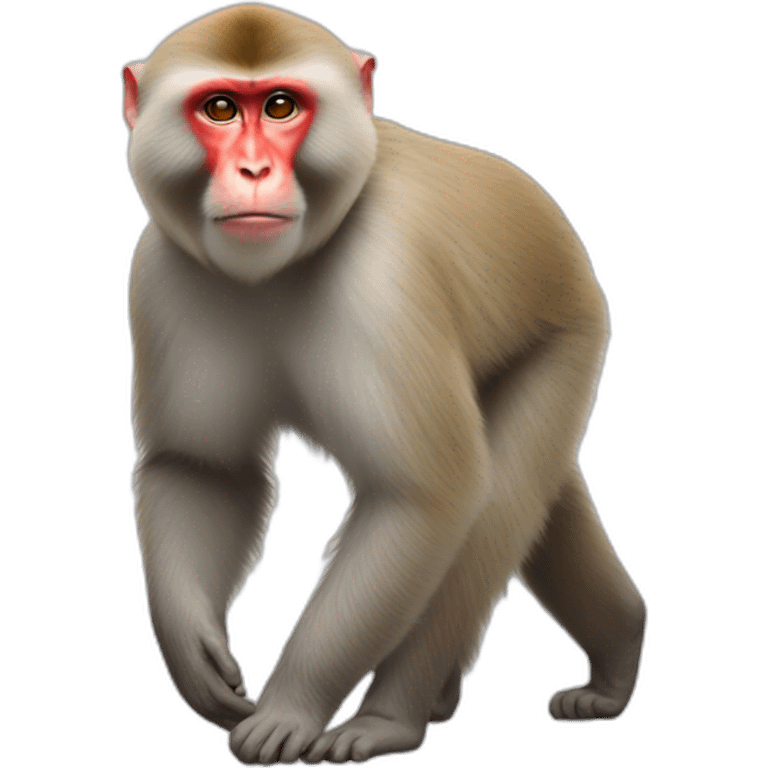 Japanese Macaque Walking emoji