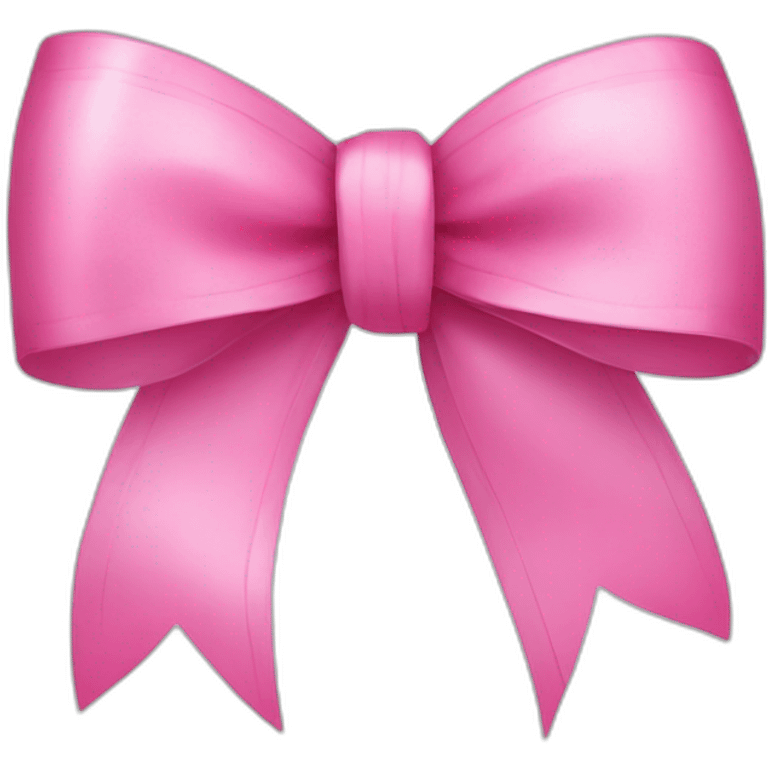 Pink ribbon bow  emoji