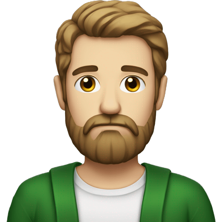 irish sad man with beard emoji