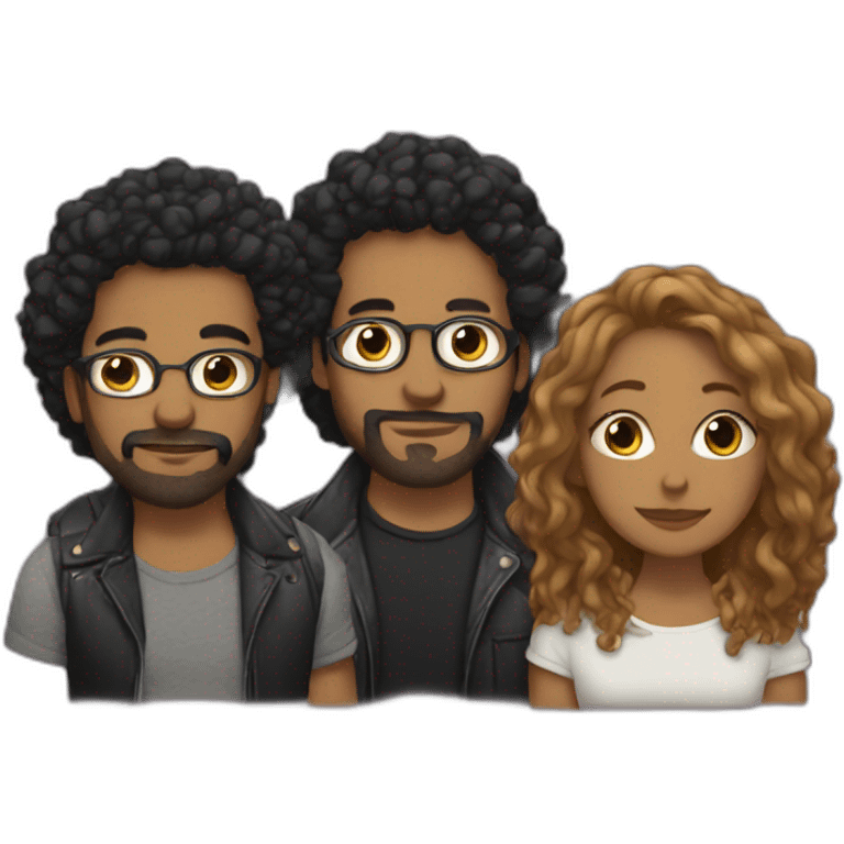 polyamorous rock band emoji