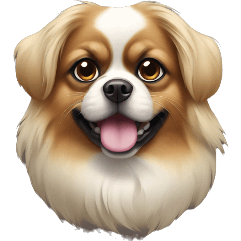 tibetan spaniel emoji