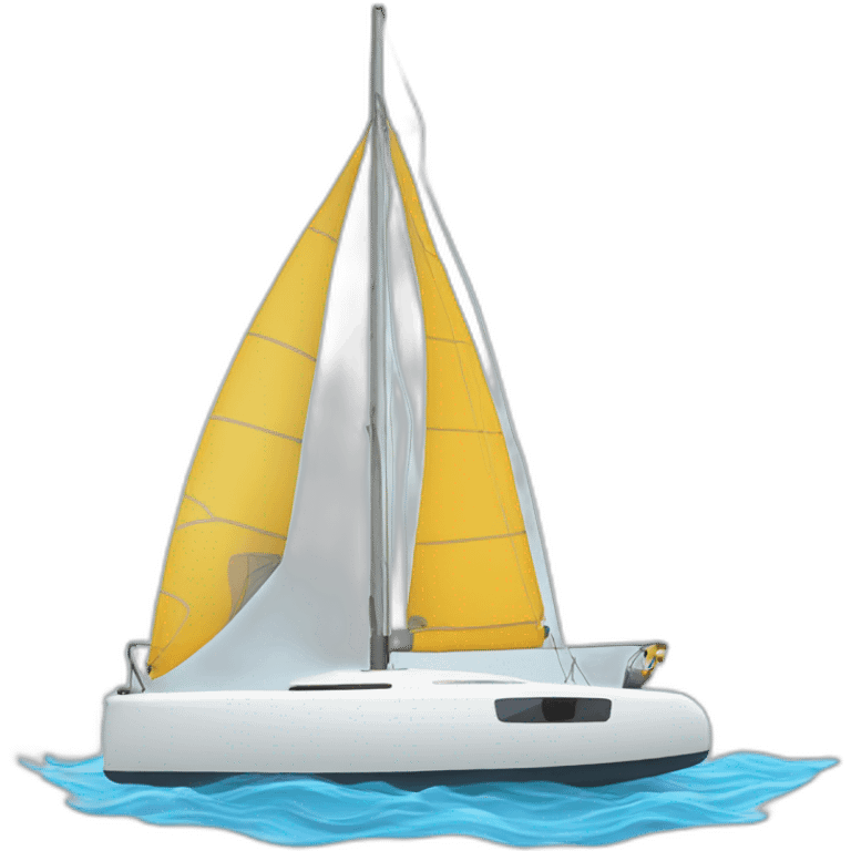 Catamaran sailing emoji