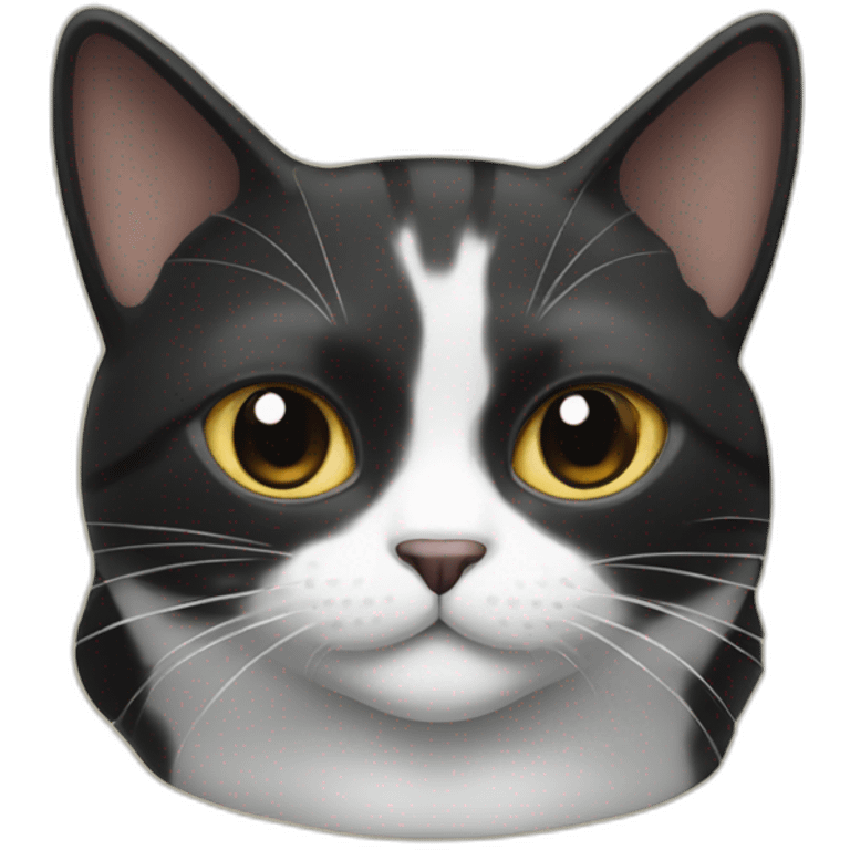 black tourtous shell cat emoji