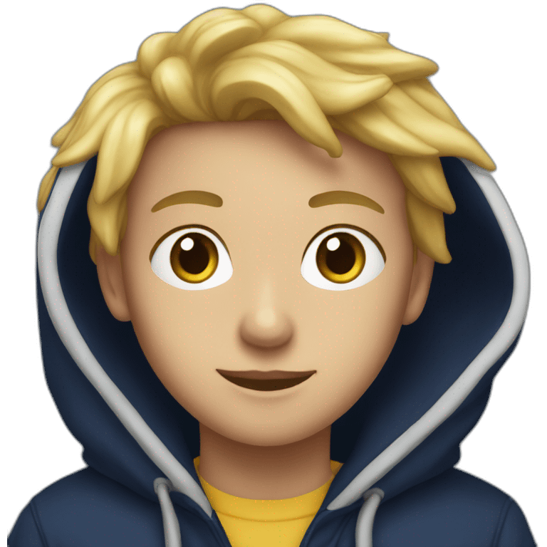 navy coloured hoodie emoji