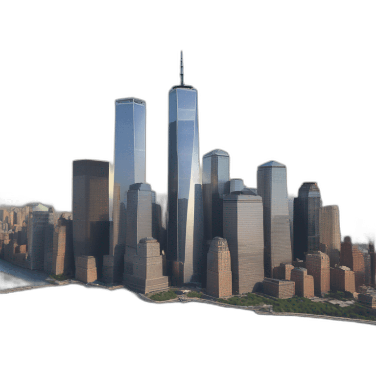 World trade center 2 towers emoji