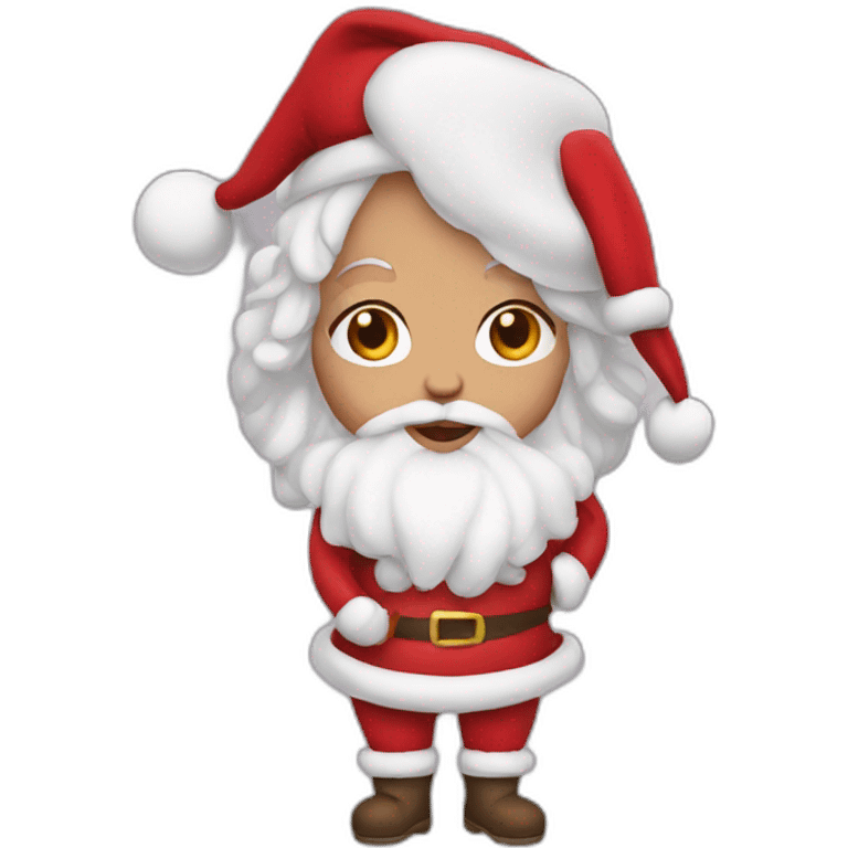 pregnant santa emoji