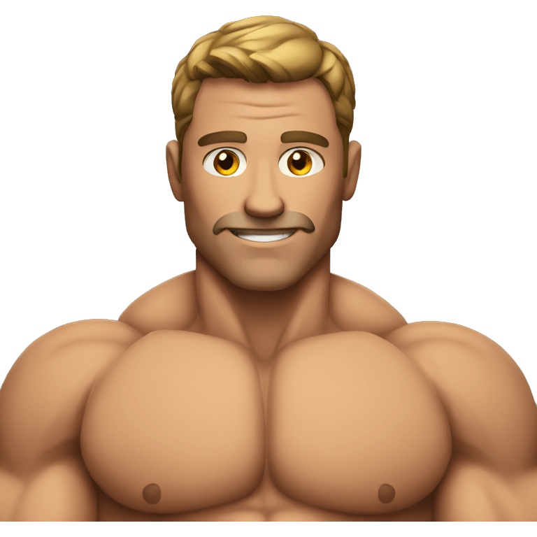 Muscular man emoji