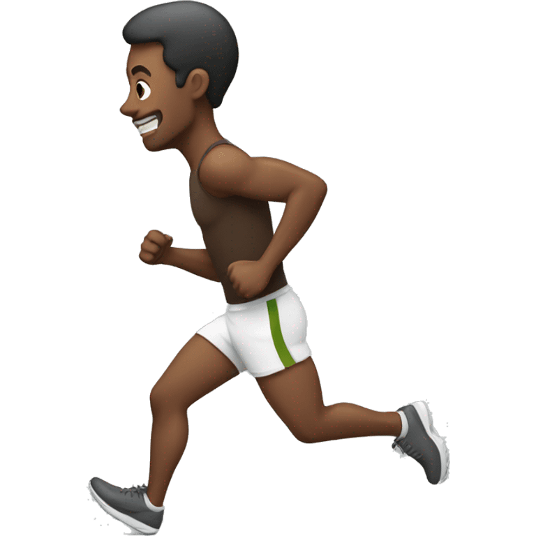 Man running fast emoji