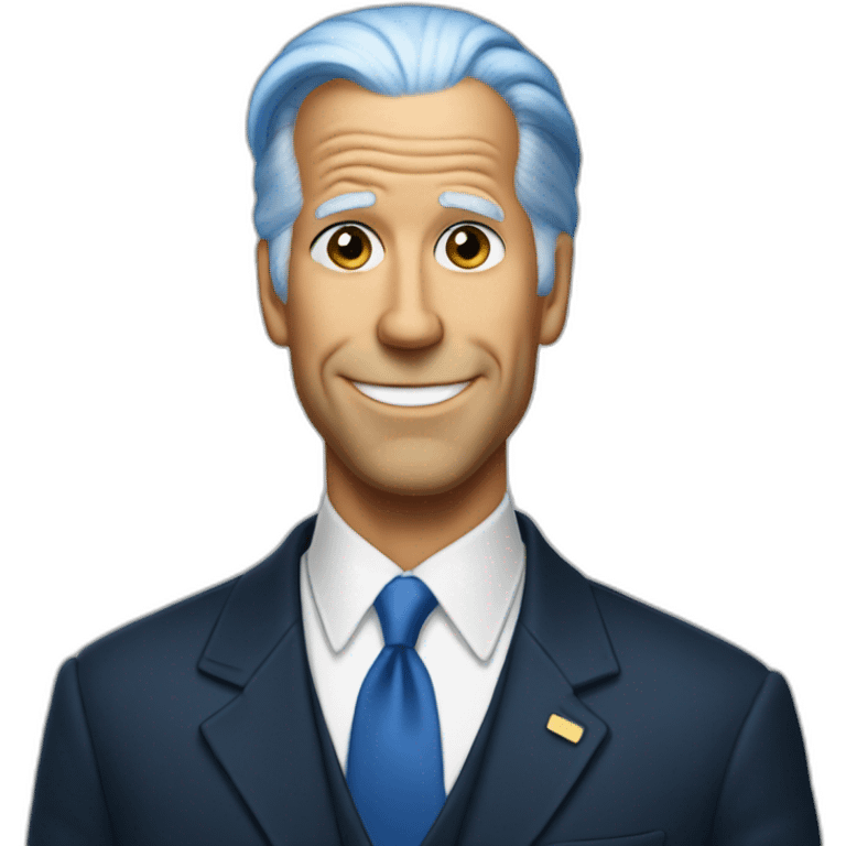 JoeBiden-blue-hair emoji