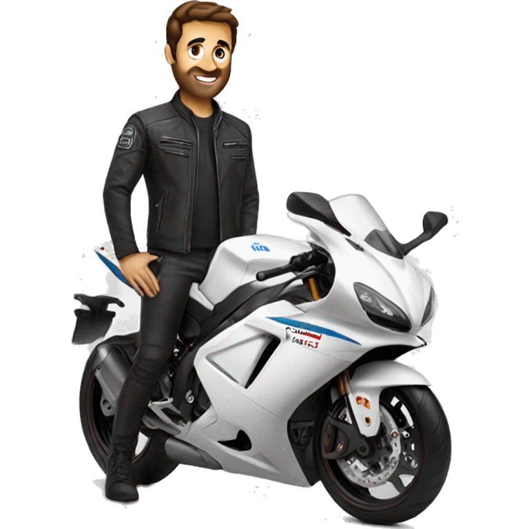 Rahul  face is white with superbike  emoji